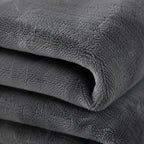 Plaid polaire gris