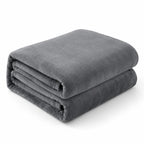 Plaid polaire gris