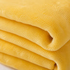 Plaid polaire jaune