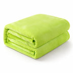 Plaid polaire vert