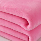 Plaid polaire rose