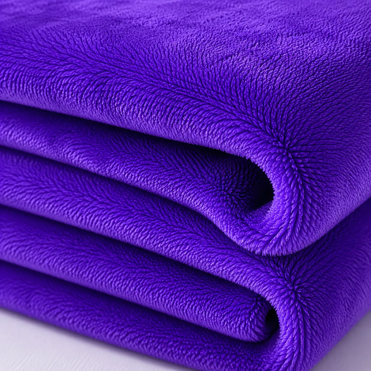 Plaid polaire violet