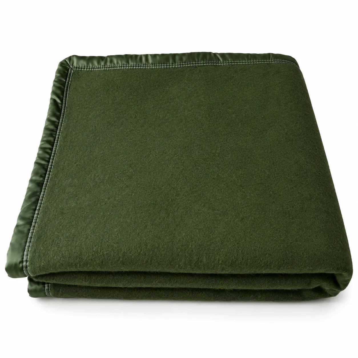 Plaid laine vert