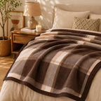 Plaid laine canapé