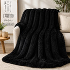 Plaid chaud fausse fourrure