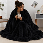 Plaid chaud fausse fourrure