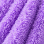 Plaid fausse fourrure violet