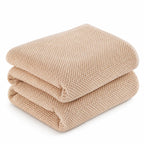 Plaid coton beige