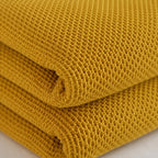 Plaid coton jaune