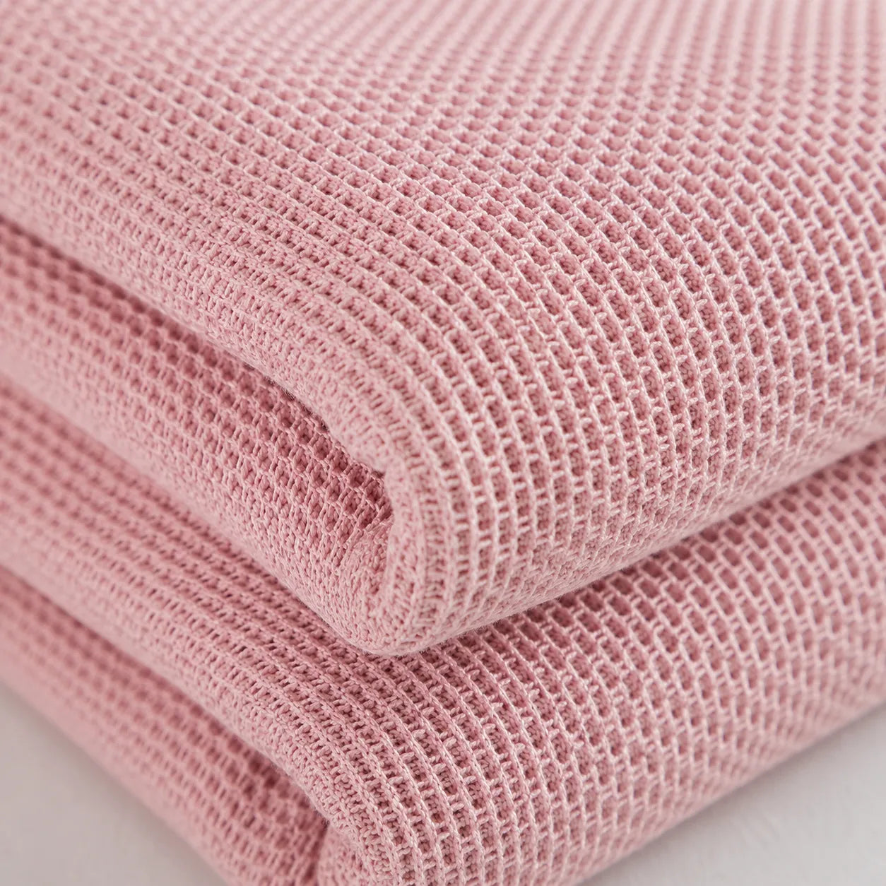 Plaid coton rose