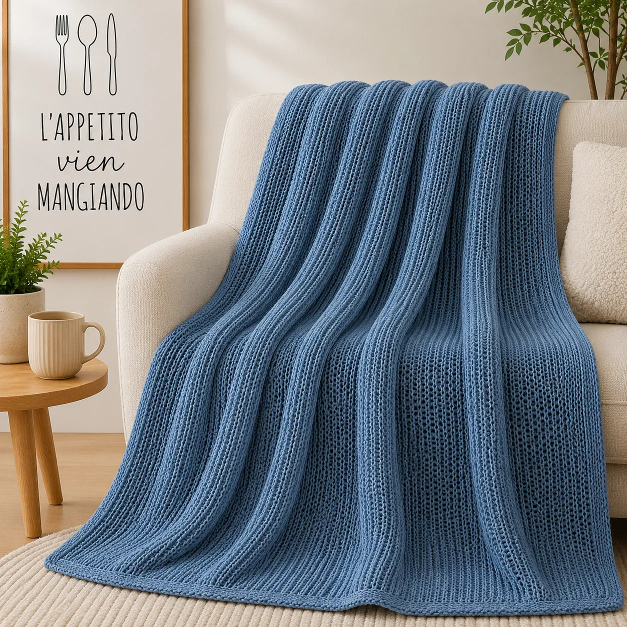 Plaid coton épais