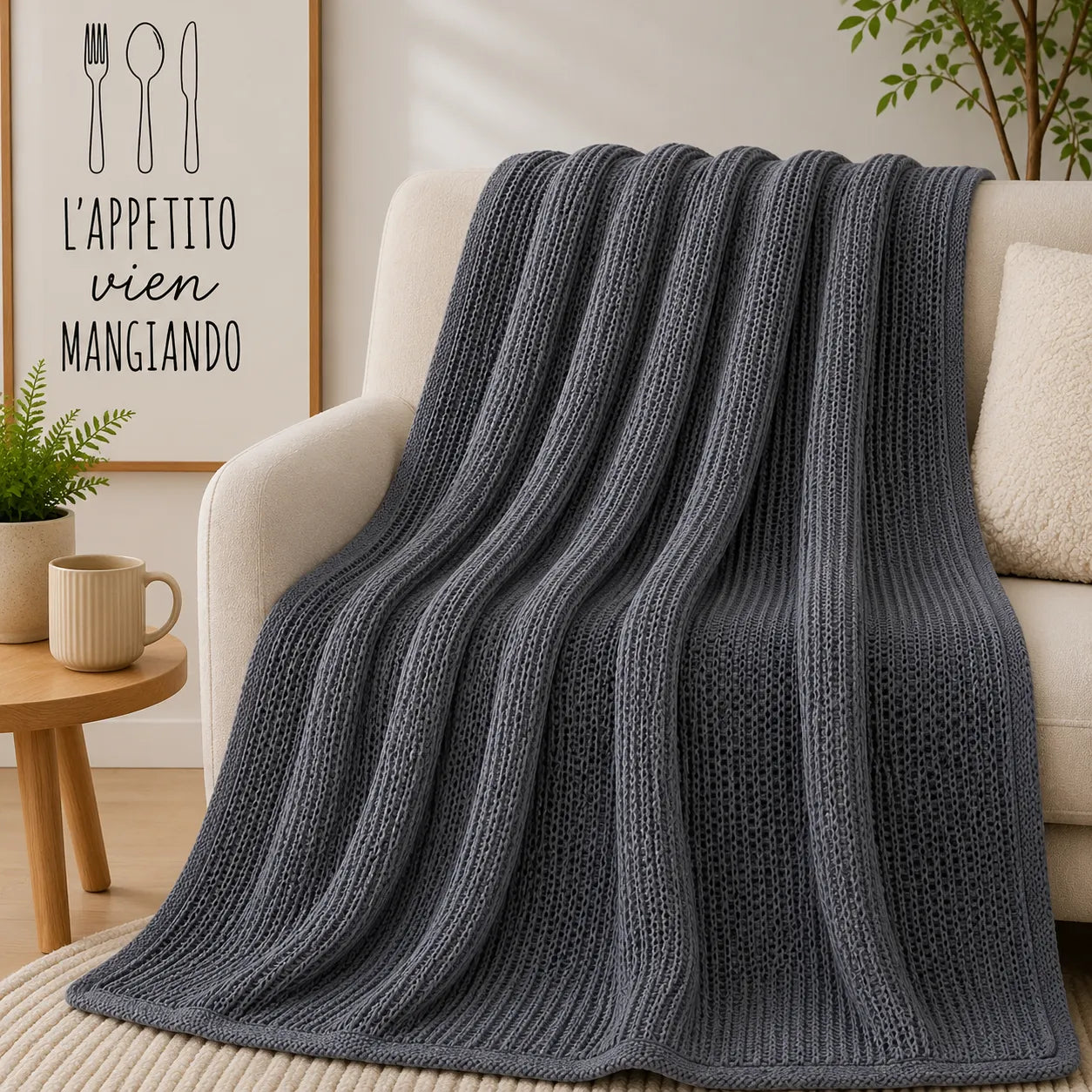 Plaid coton chaud