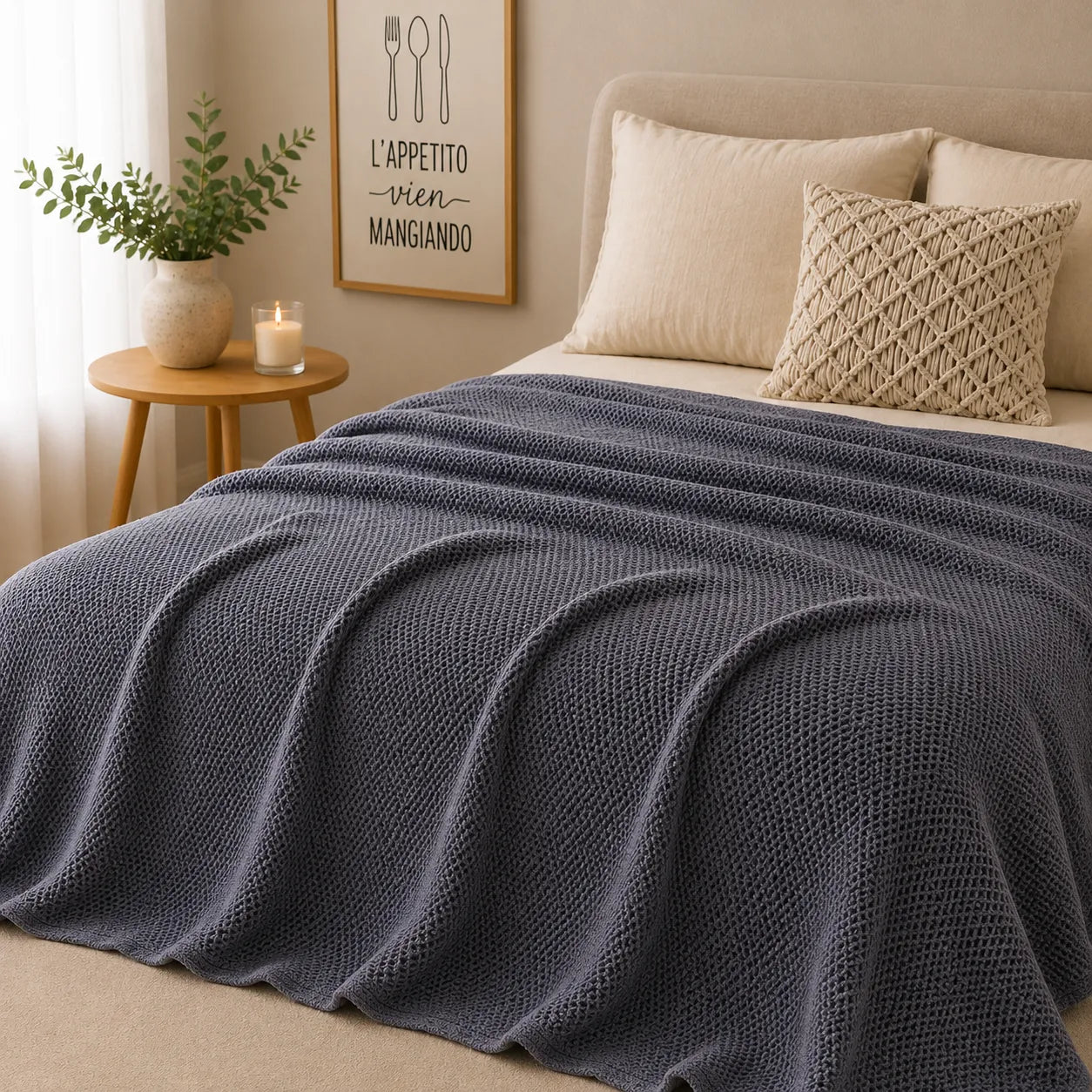 Plaid coton chaud