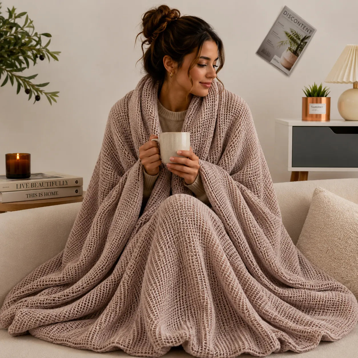 Grand plaid coton
