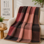 Plaid cachemire canapé