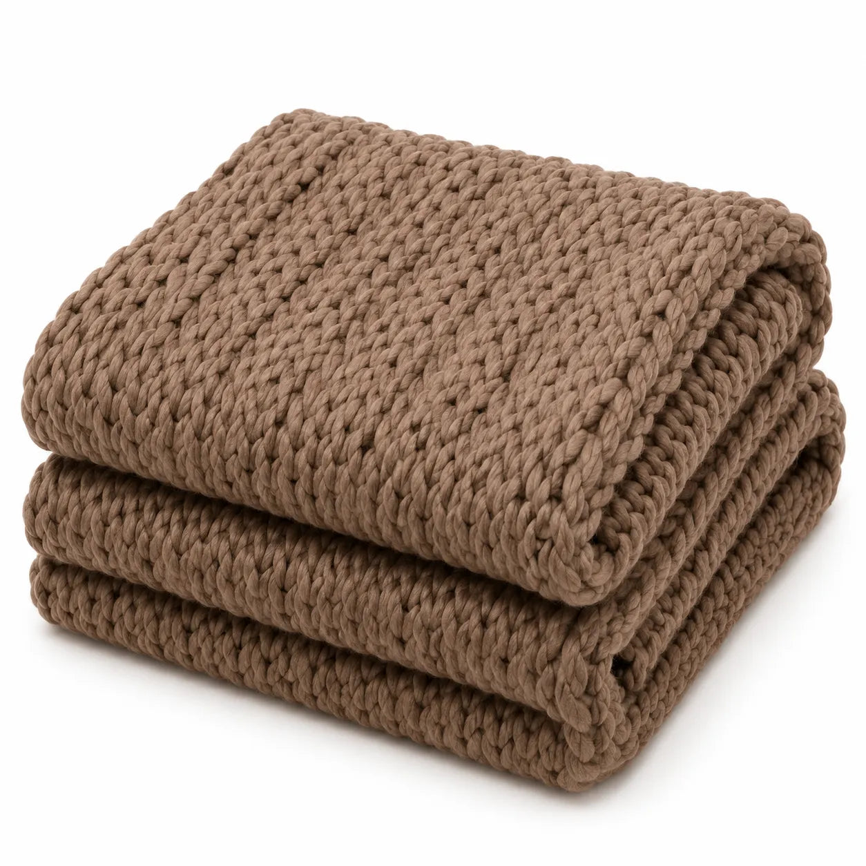 Grand plaid grosse maille