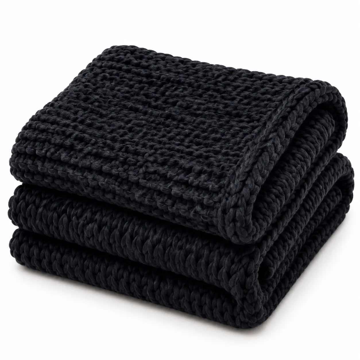 Grand plaid grosse maille