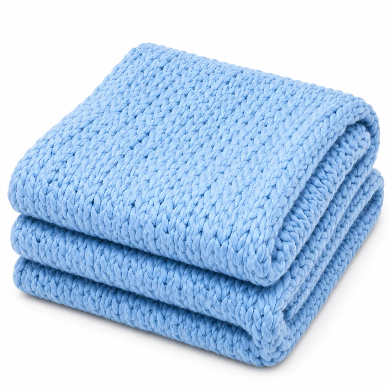 Grand plaid grosse maille