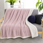Plaid sherpa rose