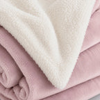 Plaid sherpa rose