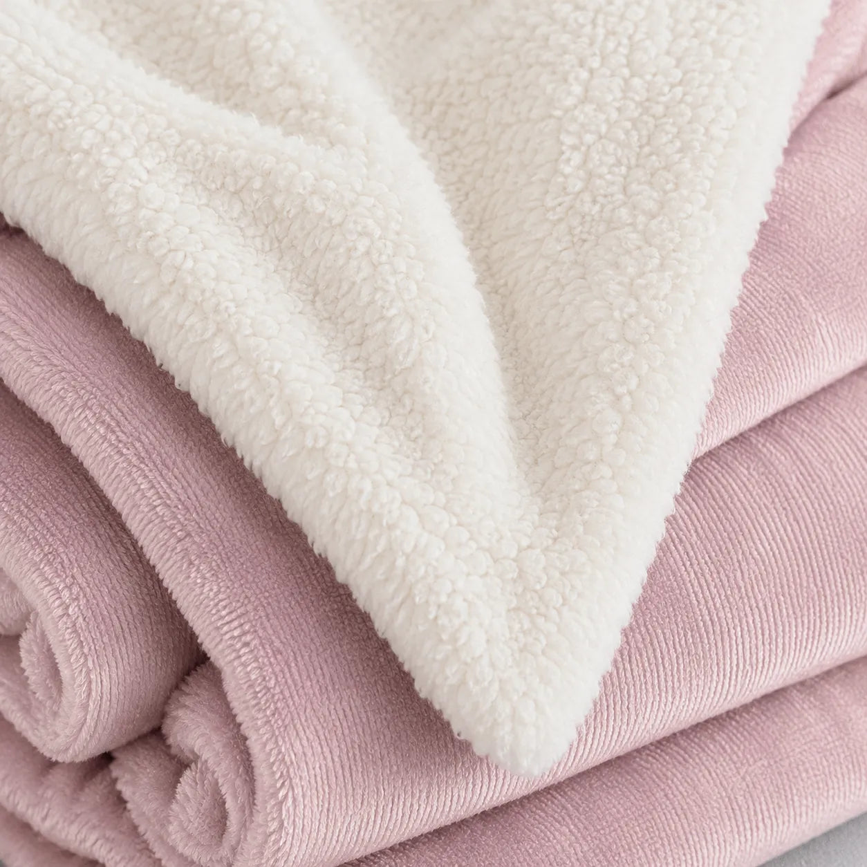 Plaid sherpa rose