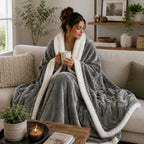 Grand plaid sherpa