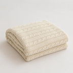 Plaid canapé tricot