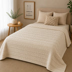 Plaid canapé tricot