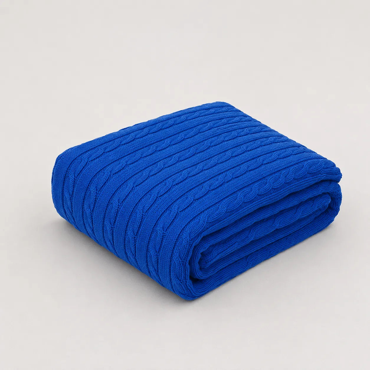 Grand plaid tricot