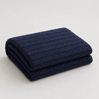 Plaid tricot noir
