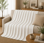 Plaid cocooning tricot