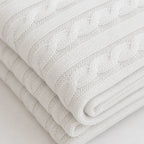 Plaid cocooning tricot