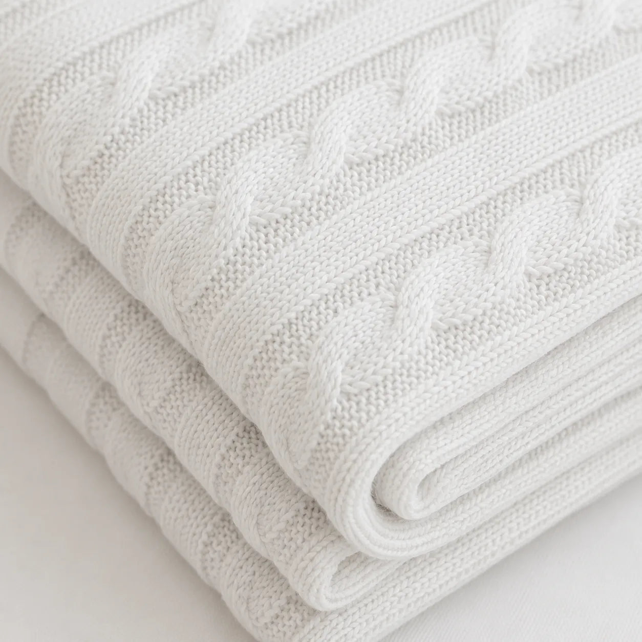Plaid cocooning tricot