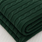Plaid tricot vert