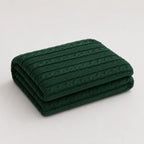 Plaid tricot vert