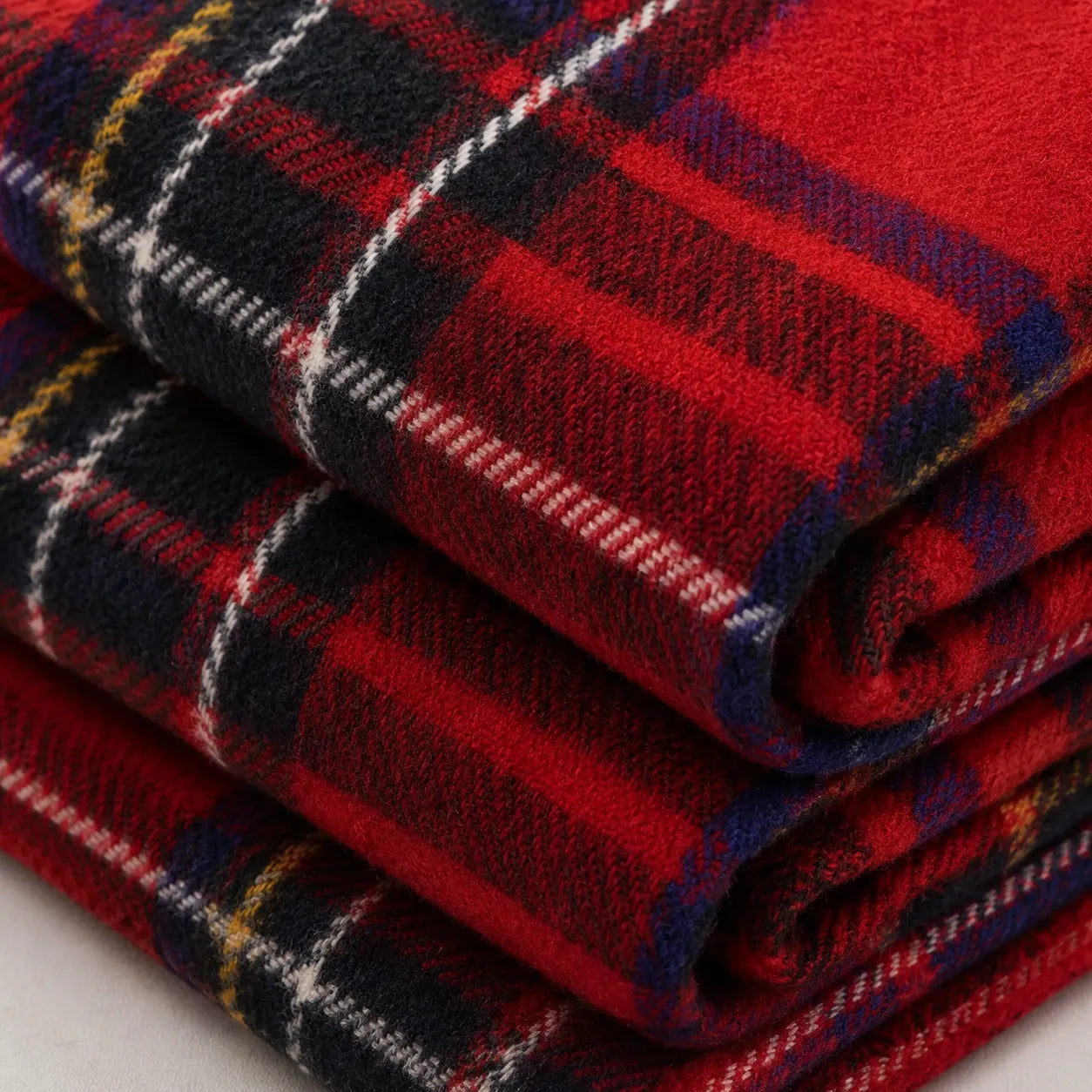 Plaid canapé tartan
