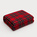 Plaid canapé tartan