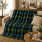 Plaid tartan bleu