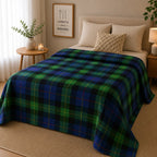 Plaid tartan vert