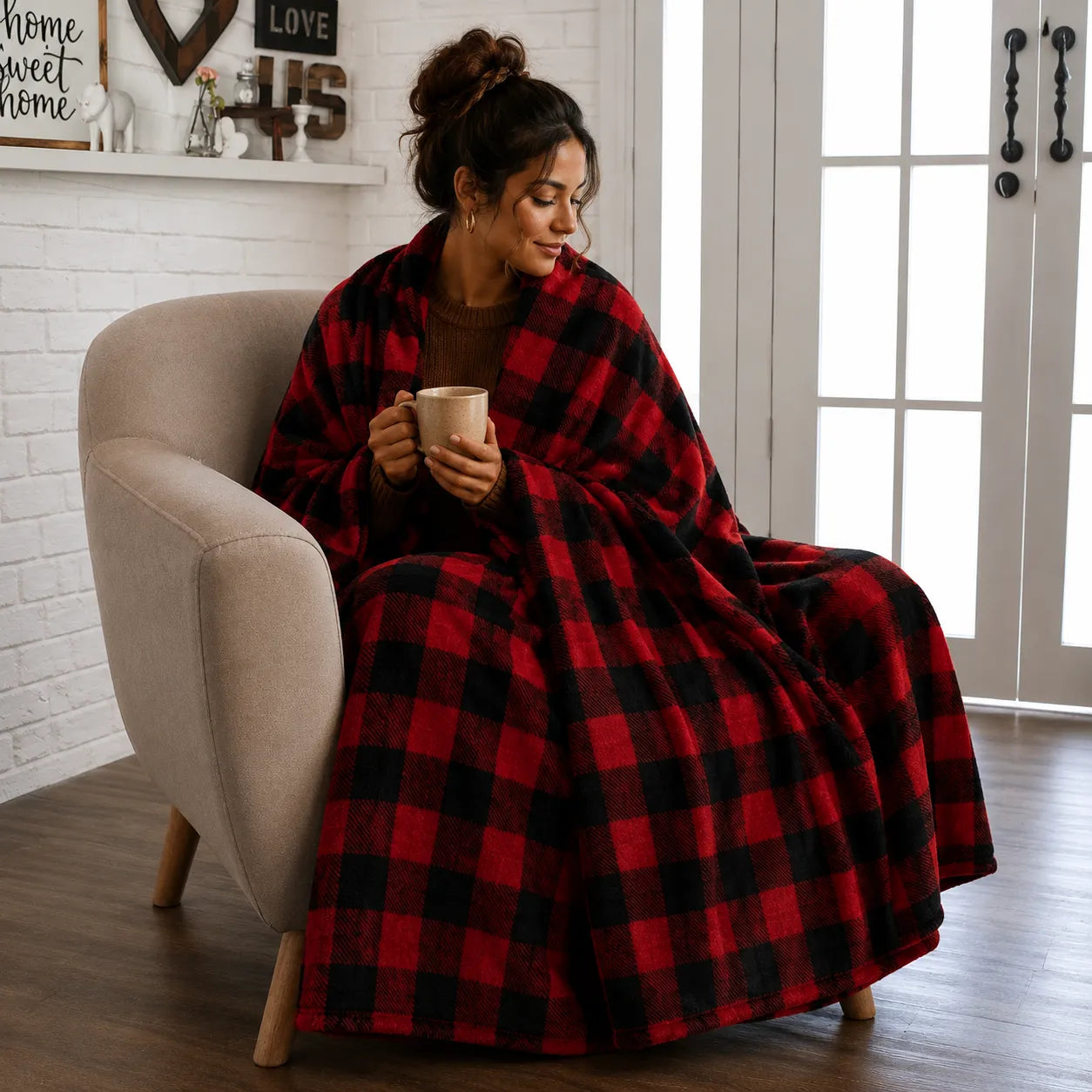 Plaid tartan écossais