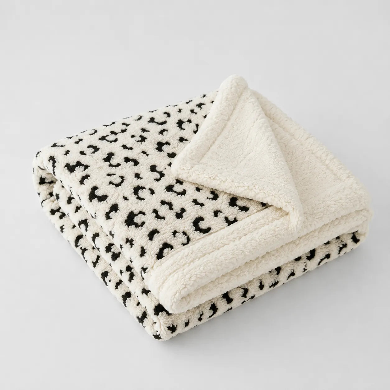 Plaid léopard blanc
