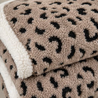 Plaid léopard beige
