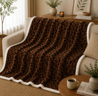 Plaid cocooning léopard