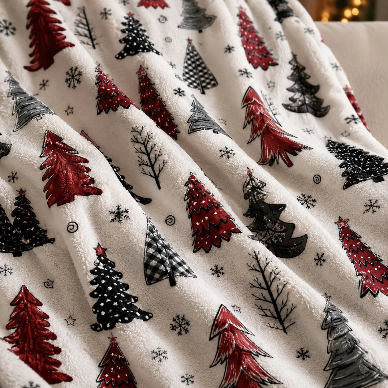 Plaid canapé Noël