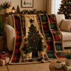 Plaid sapin de Noël