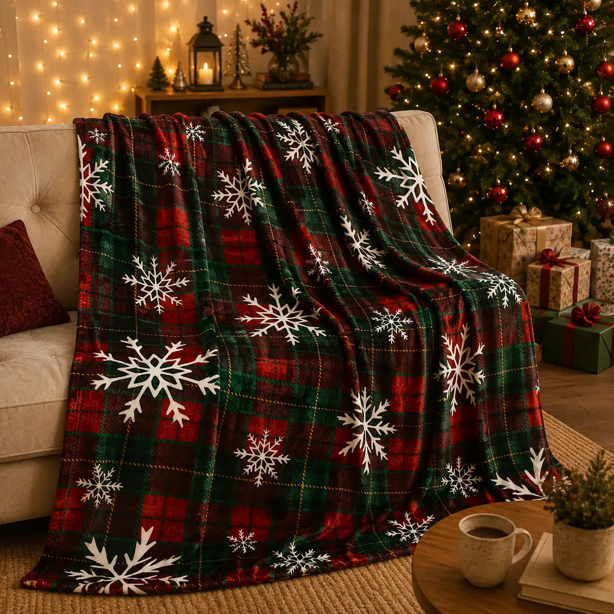 Plaid chaud Noël