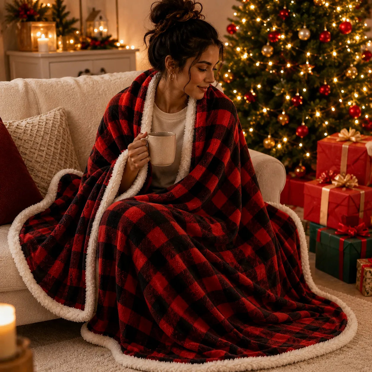 Plaid Noël écossais