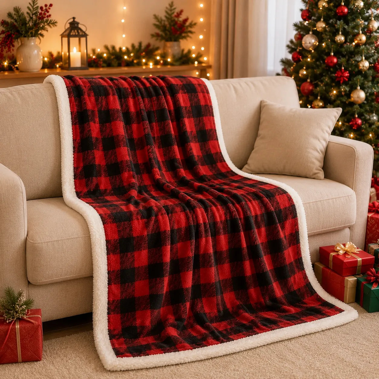 Plaid Noël écossais
