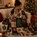 Grand plaid de Noël