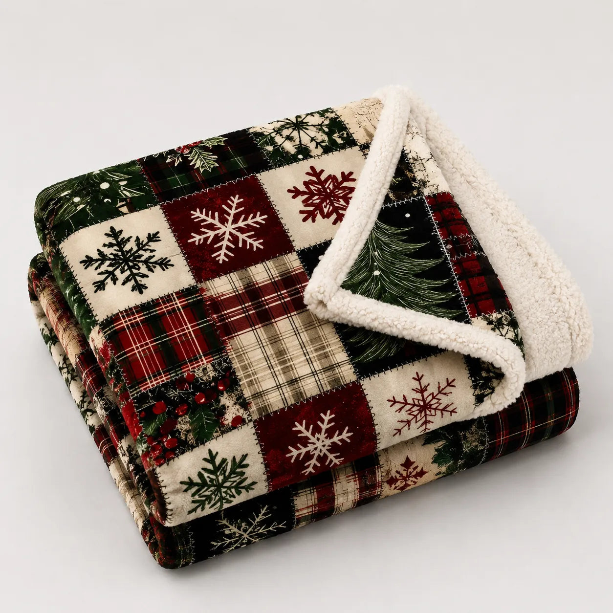 Grand plaid de Noël
